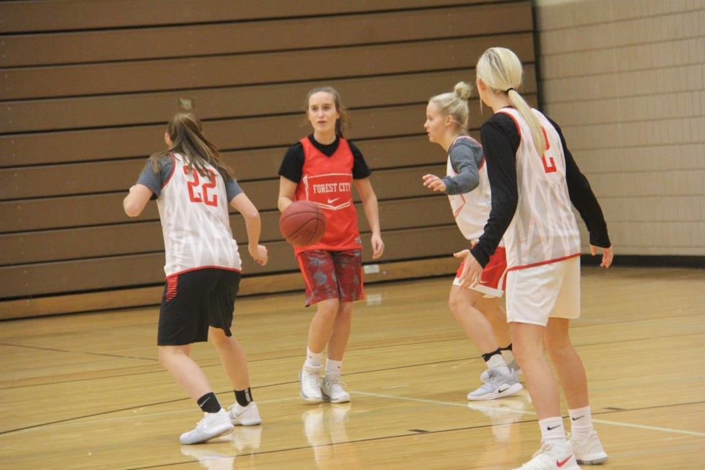 FCHS Girls Basketball practice 1